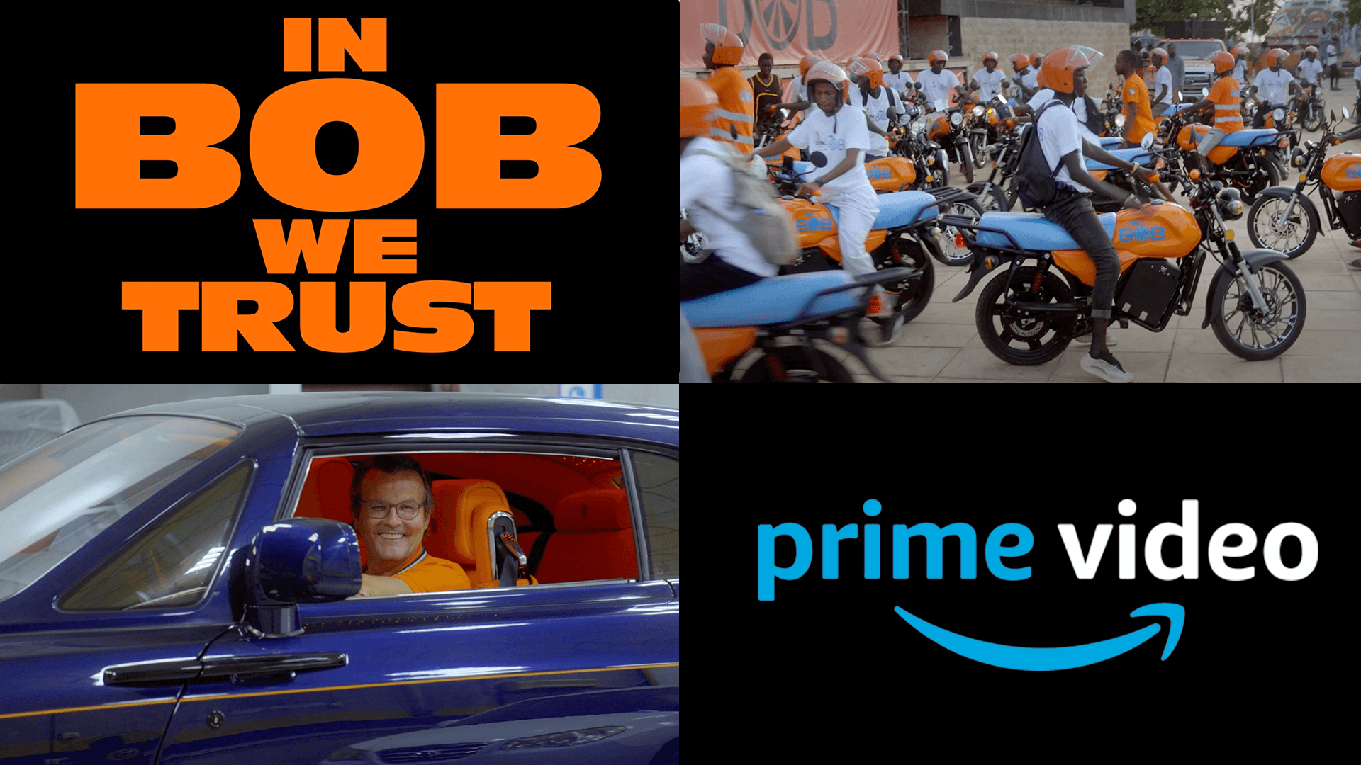 Exclusive on Amazon Prime Video: 'In Bob We Trust'.